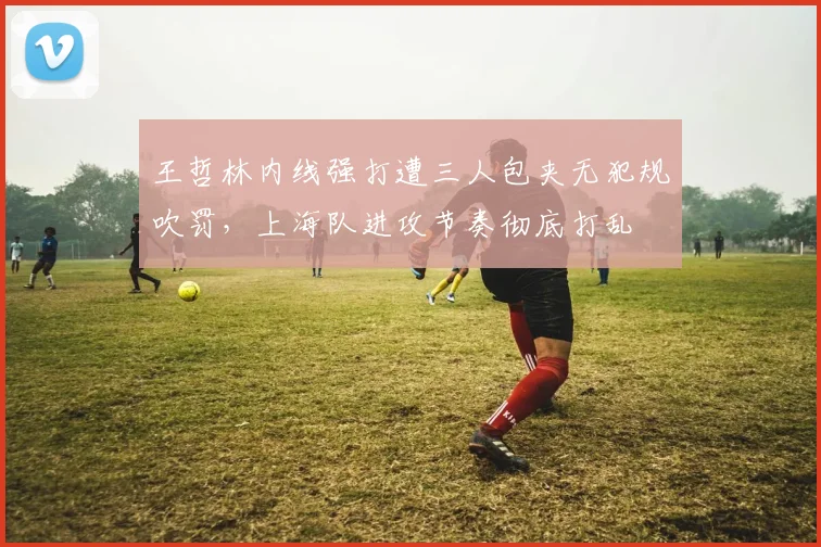 王哲林内线强打遭三人包夹无犯规吹罚，上海队进攻节奏彻底打乱